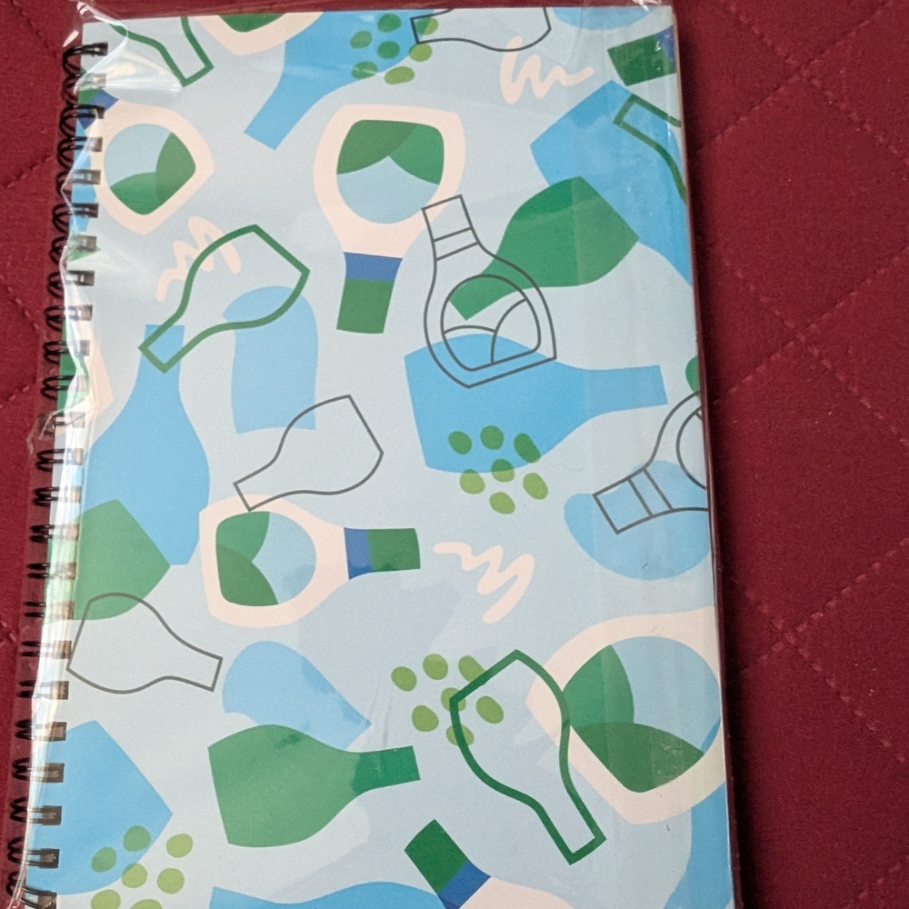 Colorful Abstract Spiral Notebook